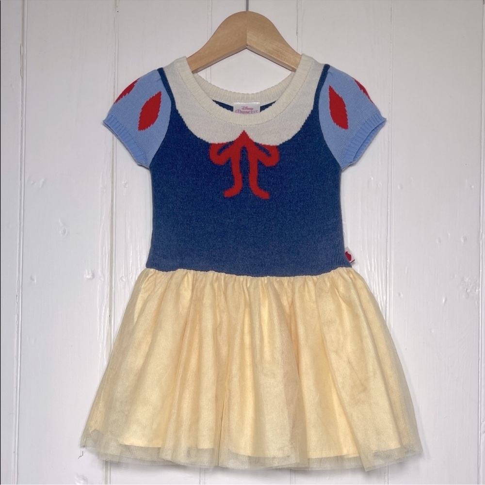 DISNEY PRINCESS Knit Snow White Tulle Dress Up Costume